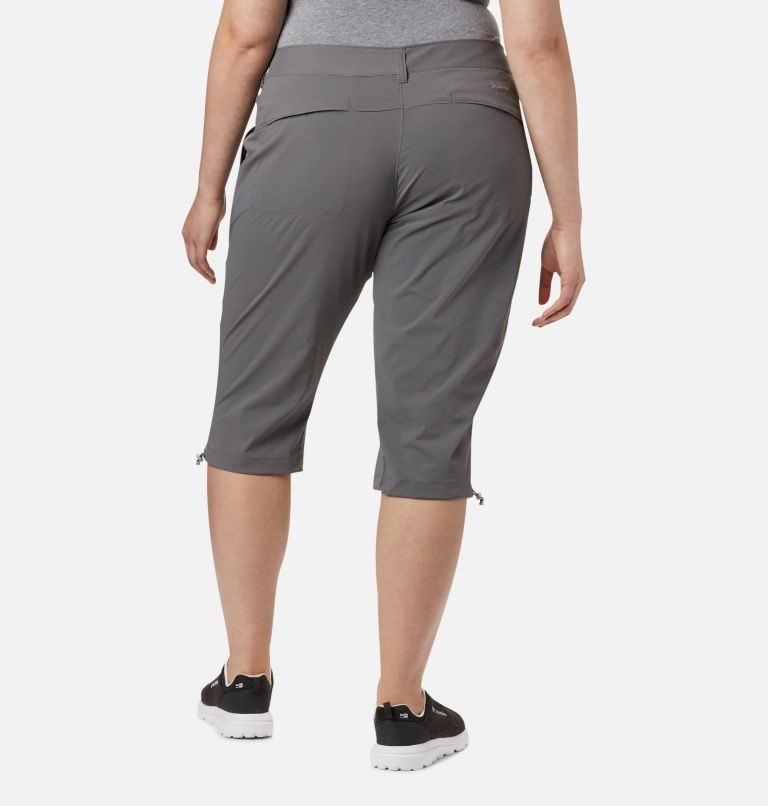 Women's Columbia Saturday Trail II Knee Pants Grey | Plus Size CA-B1086